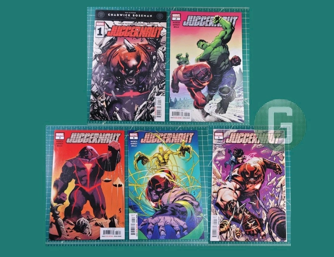 Juggernaut #1-5 (2020) NM Complete Set Marvel Comics Fabian Nicieza Rob Garney