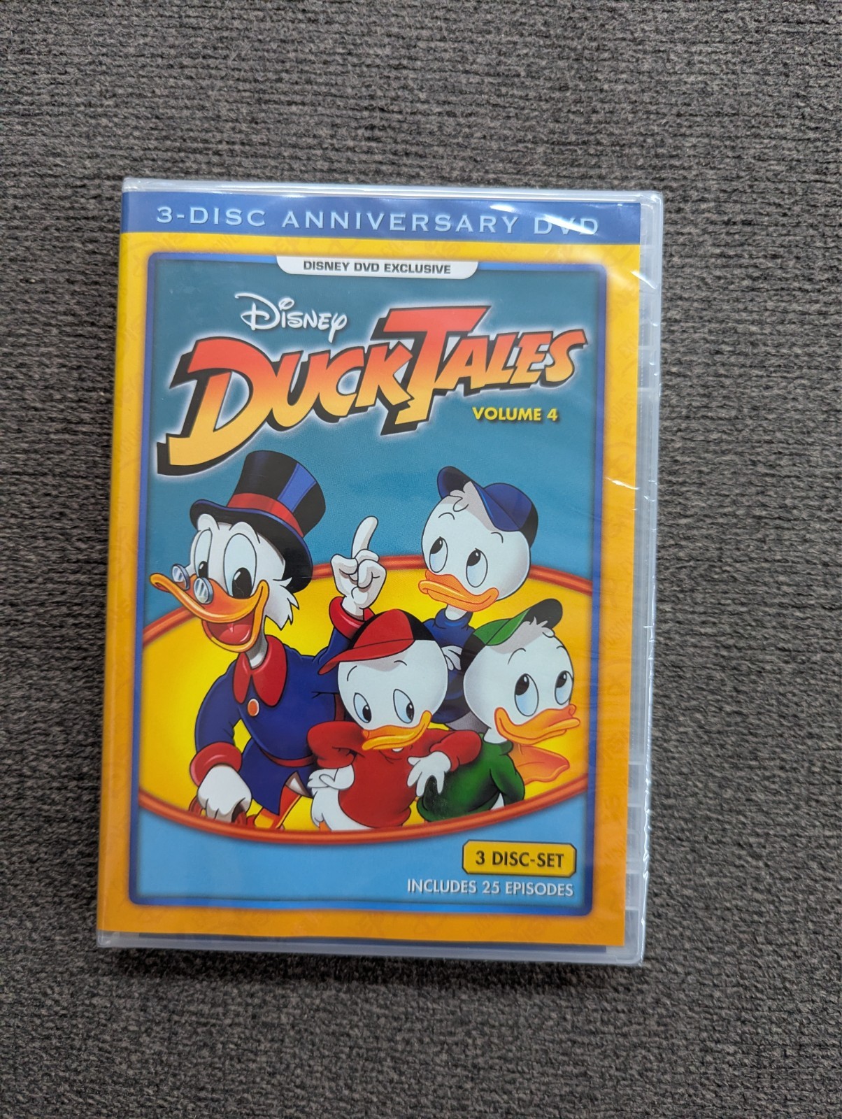 DuckTales Volume 4 the 25th Anniversary DVD RARE 3-Disc Set Duck Tales OOP - NEW DuckTales Volume 4 the 25th Anniversary DVD RARE 3-Disc Set Duck Tales OOP - NEW