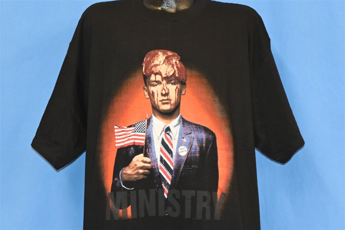 vintage 90s MINISTRY FILTH PIG ALBUM COVER 1996 INDUSTRIAL METAL BAND t-shirt XL