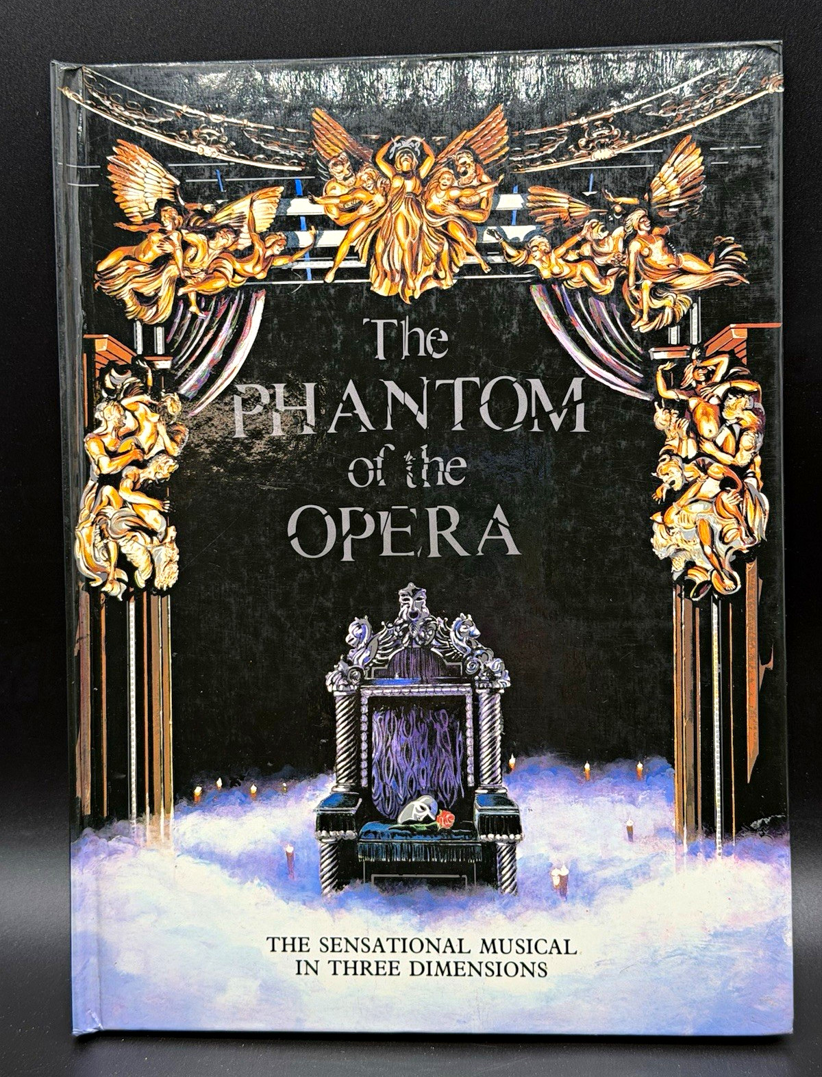 The Phantom of the Opera Pop-Up 3D Hardcover book 1988 Webber Crompton The Phantom of the Opera Pop-Up 3D Hardcover book 1988 Webber Crompton