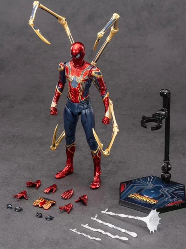 ZD Toys Marvel Iron Spider 2.0 Avengers Action Figure Collectible Model Toy ZD Toys Marvel Iron Spider 2.0 Avengers Action Figure Collectible Model Toy