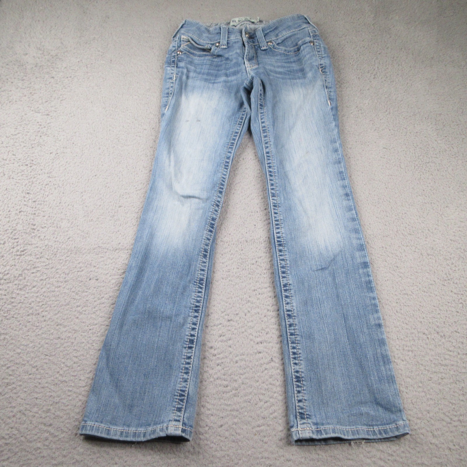 Ariat R.E.A.L Jeans Womens 26S Blue Bootcut Denim Western Ranchwear Rodeo Ariat R.E.A.L Jeans Womens 26S Blue Bootcut Denim Western Ranchwear Rodeo