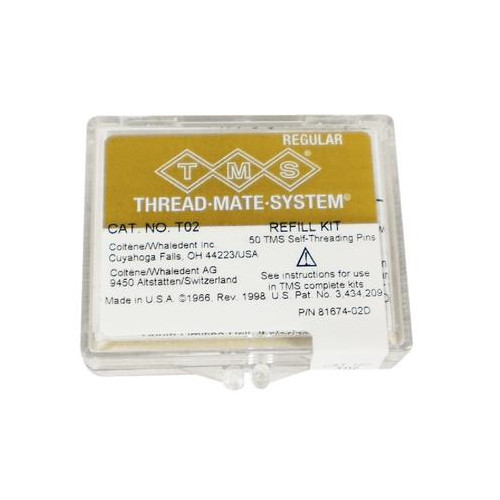 Coltene Whaledent T02 TMS Thread Mate System Self Threading Pins .027\ Coltene Whaledent T02 TMS Thread Mate System Self Threading Pins .027\