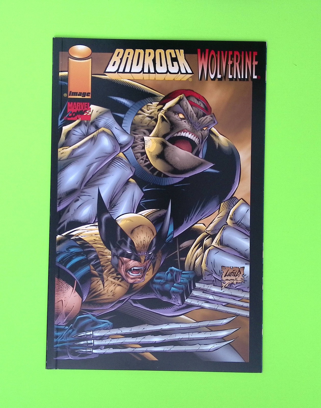 Badrock/Wolverine #1b One-Shot 1996 Image Comics Variant Higher Grade B164-150 Badrock/Wolverine #1b One-Shot 1996 Image Comics Variant Higher Grade B164-150
