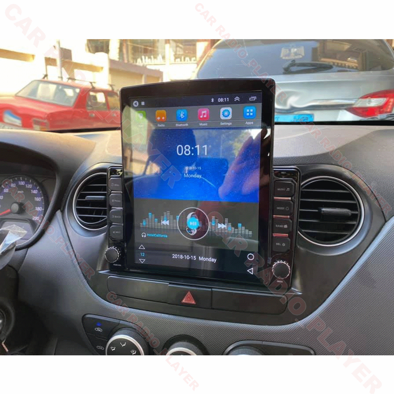 4+64G PLUG &PLAY Stereo Android 15 Carplay WIFI BT For Hyundai Grand i10 2014-20