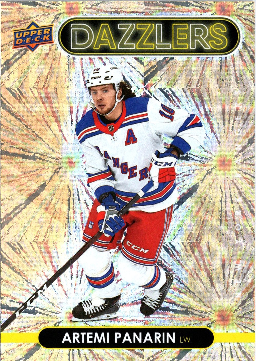 2021-22 Upper Deck #DZ-31 Artemi Panarin Dazzlers Orange 2021-22 Upper Deck #DZ-31 Artemi Panarin Dazzlers Orange