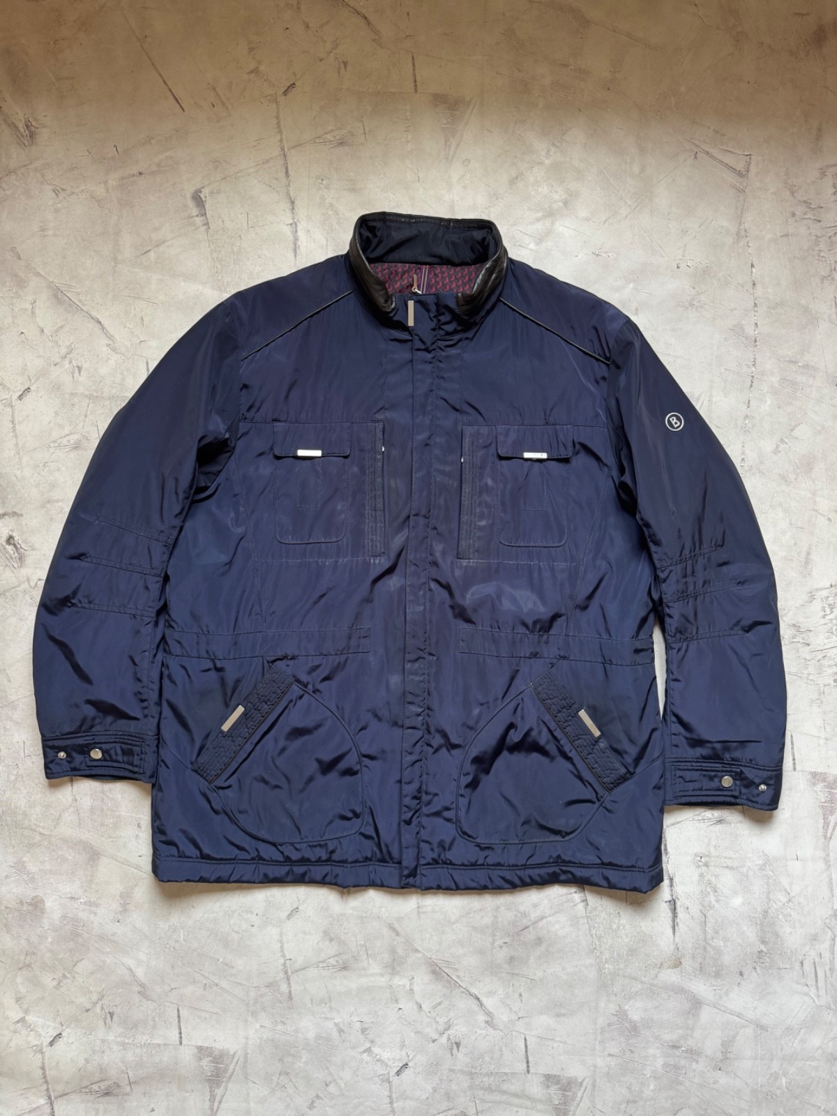 bogner metal logo nylon jacket bogner metal logo nylon jacket