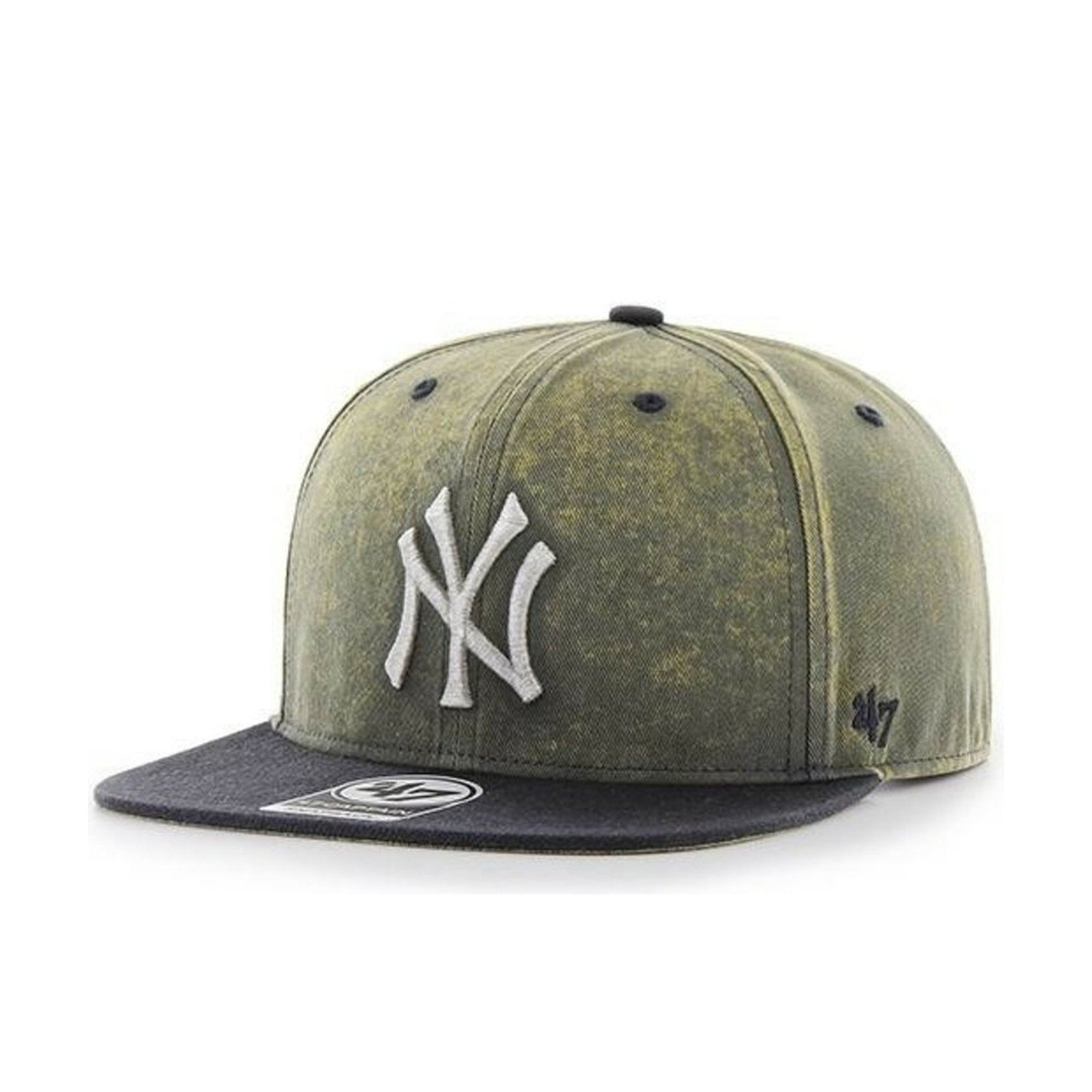 Mens 47 Brand NY Yankees Cement Captain Snapback - Vintage Navy Mens 47 Brand NY Yankees Cement Captain Snapback - Vintage Navy