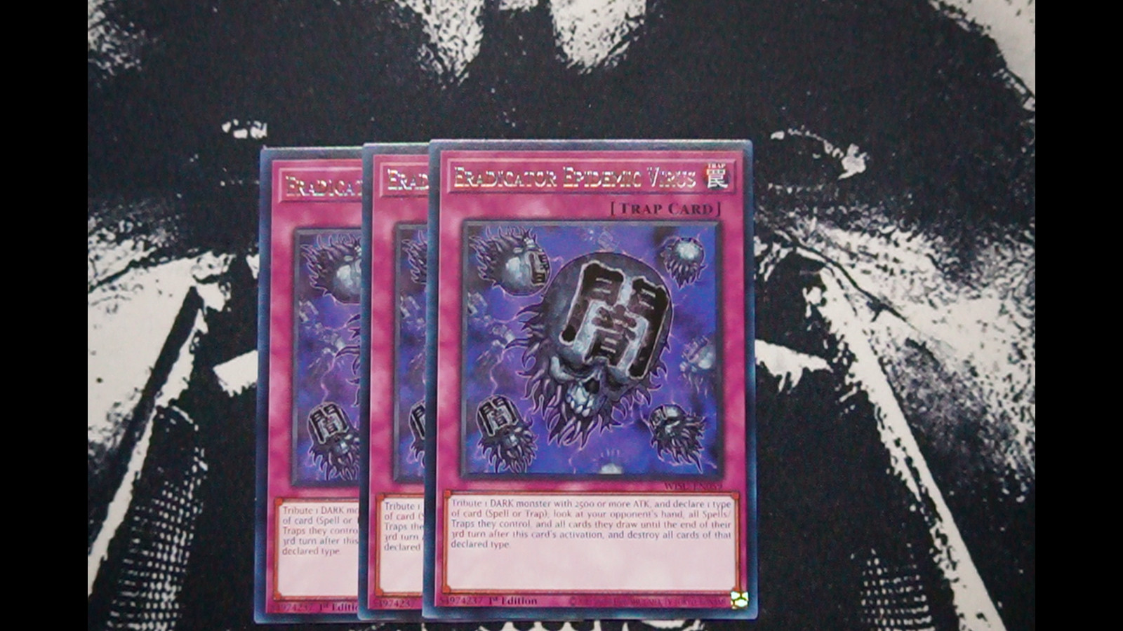 Yugioh 3X Eradicator Epidemic Virus - Wild Survivors (WISU) Rare Yugioh 3X Eradicator Epidemic Virus - Wild Survivors (WISU) Rare