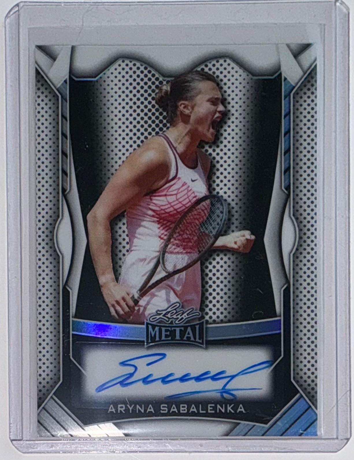 2025 Leaf Metal Tennis Aryna Sabalenka Auto Autograph Prismatic White #d /99 2025 Leaf Metal Tennis Aryna Sabalenka Auto Autograph Prismatic White #d /99