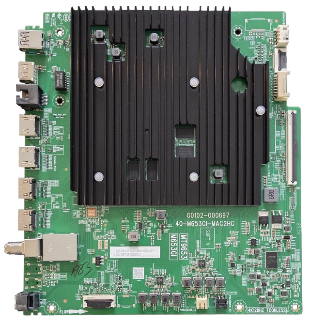 G0301-000917-Z00 TCL Main Board, G0102-000697, 40-M653GI-MAC2HG, 65QM67K, 75QM6K