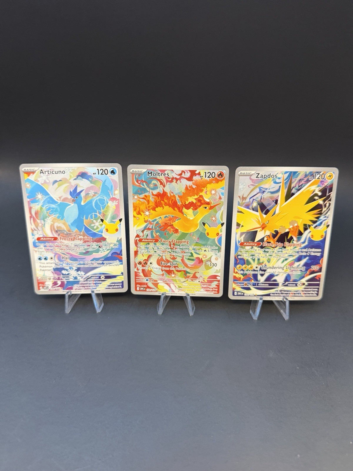 Pokémon 30th Anniversary Celebrations Galarian🦅Trio Articuno, Zapdos & Moltres