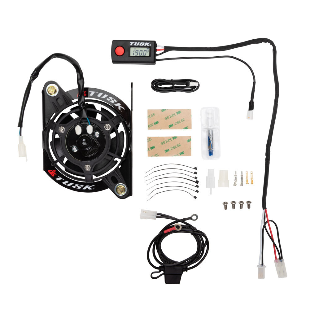 Tusk Digital Radiator Fan Kit Fits KTM HUSQVARNA GAS GAS 1919450001