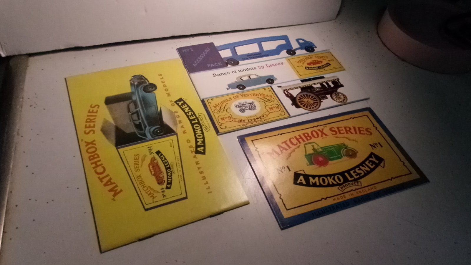 Matchbox Lesney REPRODUCTION catalogs by DTE- 1957, 1958 & 1959