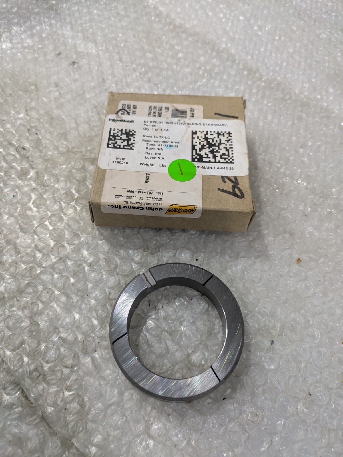 JOHN CRANE  VERIFY PART #?