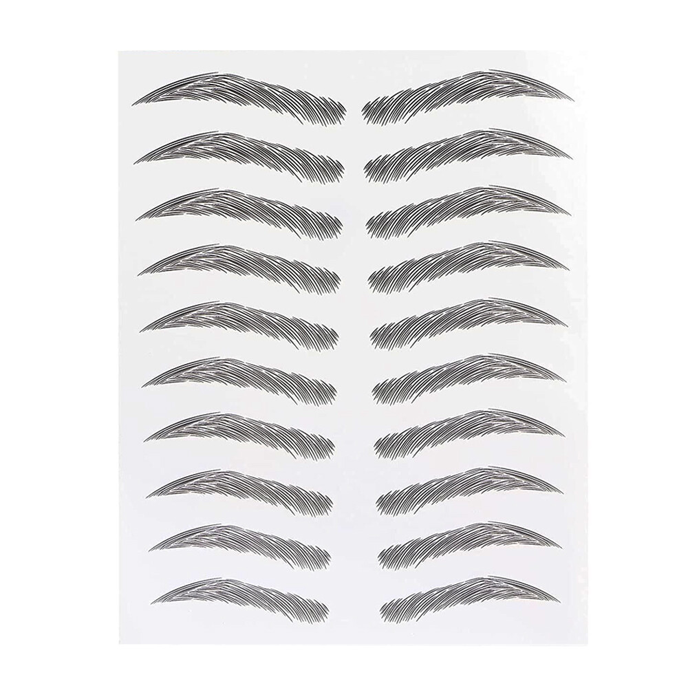 4D Hair-like Eyebrow Tattoo Sticker False Eyebrows Waterproof Long Last Makeup