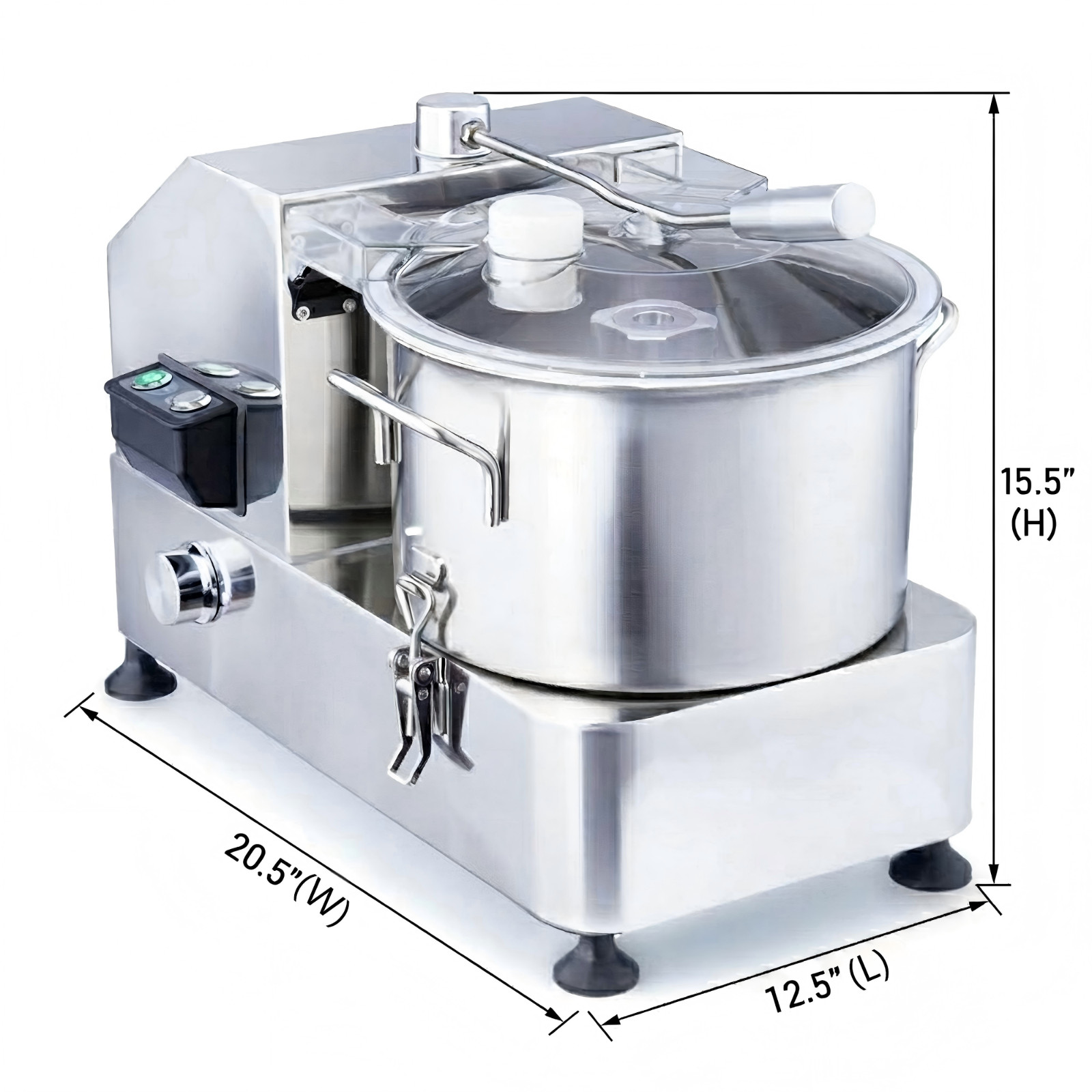 Hakka Commercial Food Processor 6L/9L/12L Electric Heavy-Duty Vegetable Cutter