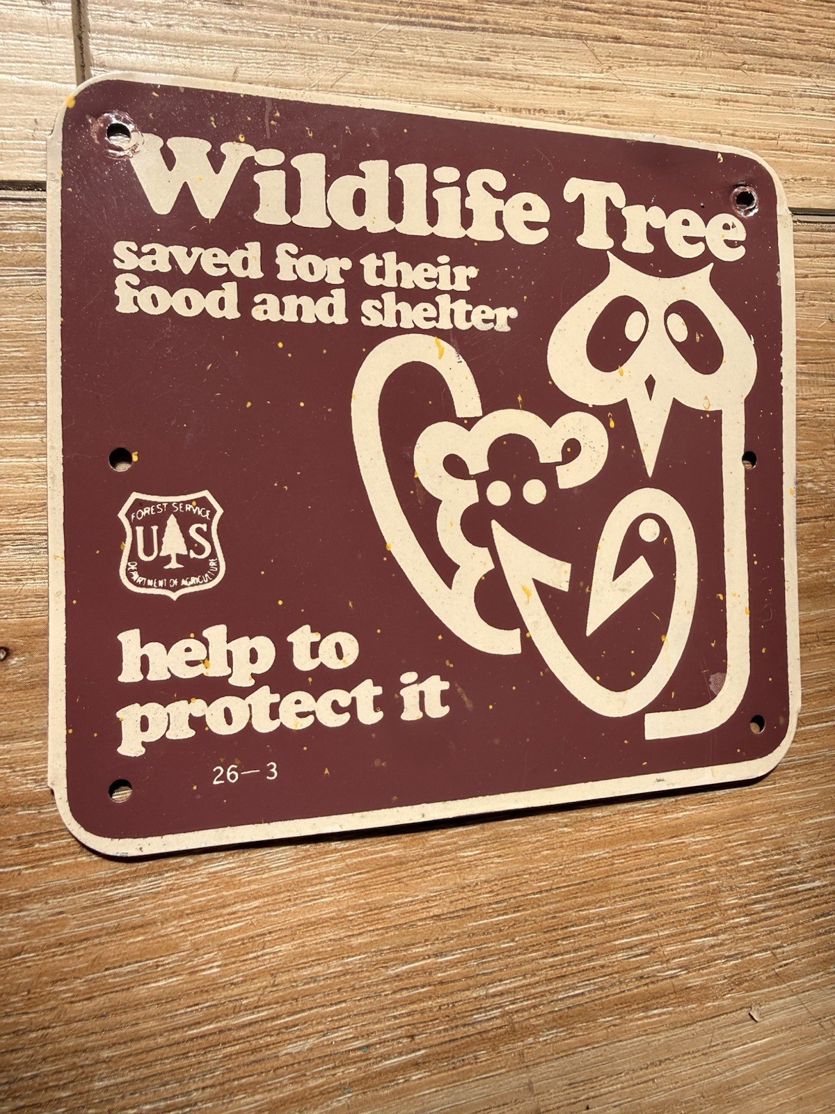 Vintage Authentic USFS National Forest 4 X 5 Metal Sign Vintage Authentic USFS National Forest 4 X 5 Metal Sign