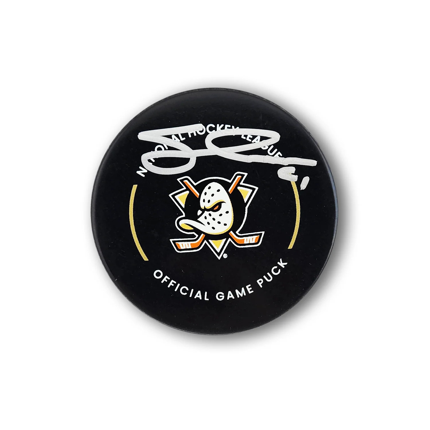 Cutter Gauthier Autographed Anaheim Ducks Official Hockey Puck Cutter Gauthier Autographed Anaheim Ducks Official Hockey Puck