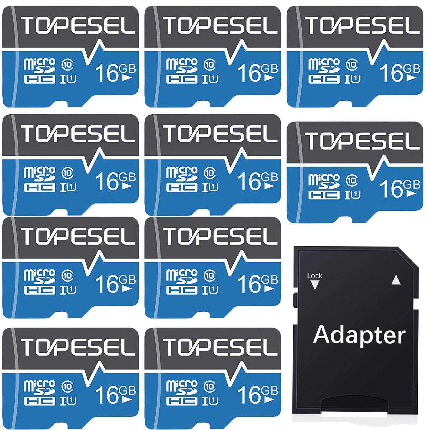 TOPESEL 10/100PCS 16GB Micro SD SDHC Memory Card TF SD Card High Speed Wholesale TOPESEL 10/100PCS 16GB Micro SD SDHC Memory Card TF SD Card High Speed Wholesale