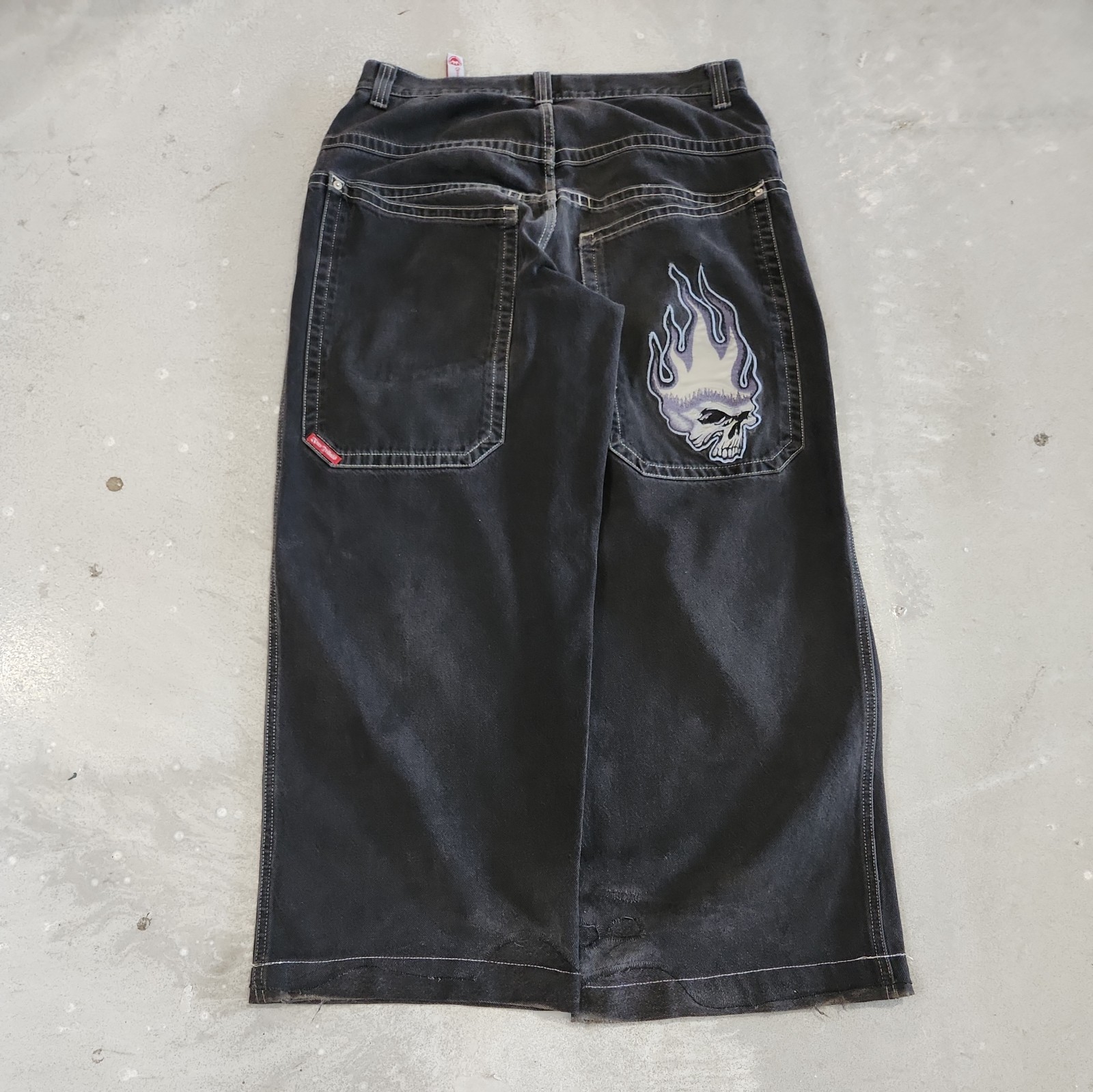 Vintage 90s Jnco Tribal Flaming Skull 36x31 34 Quad pocket Y2k Rare Skate Jeans Vintage 90s Jnco Tribal Flaming Skull 36x31 34 Quad pocket Y2k Rare Skate Jeans