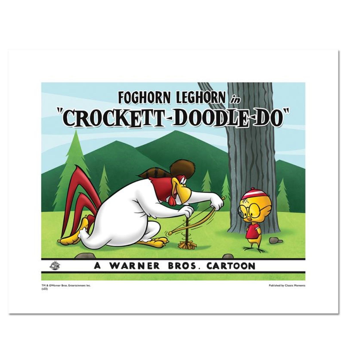 Crockett Doodle Do Ltd Ed Giclee from Warner Bros., Numbered with Hologram Seal