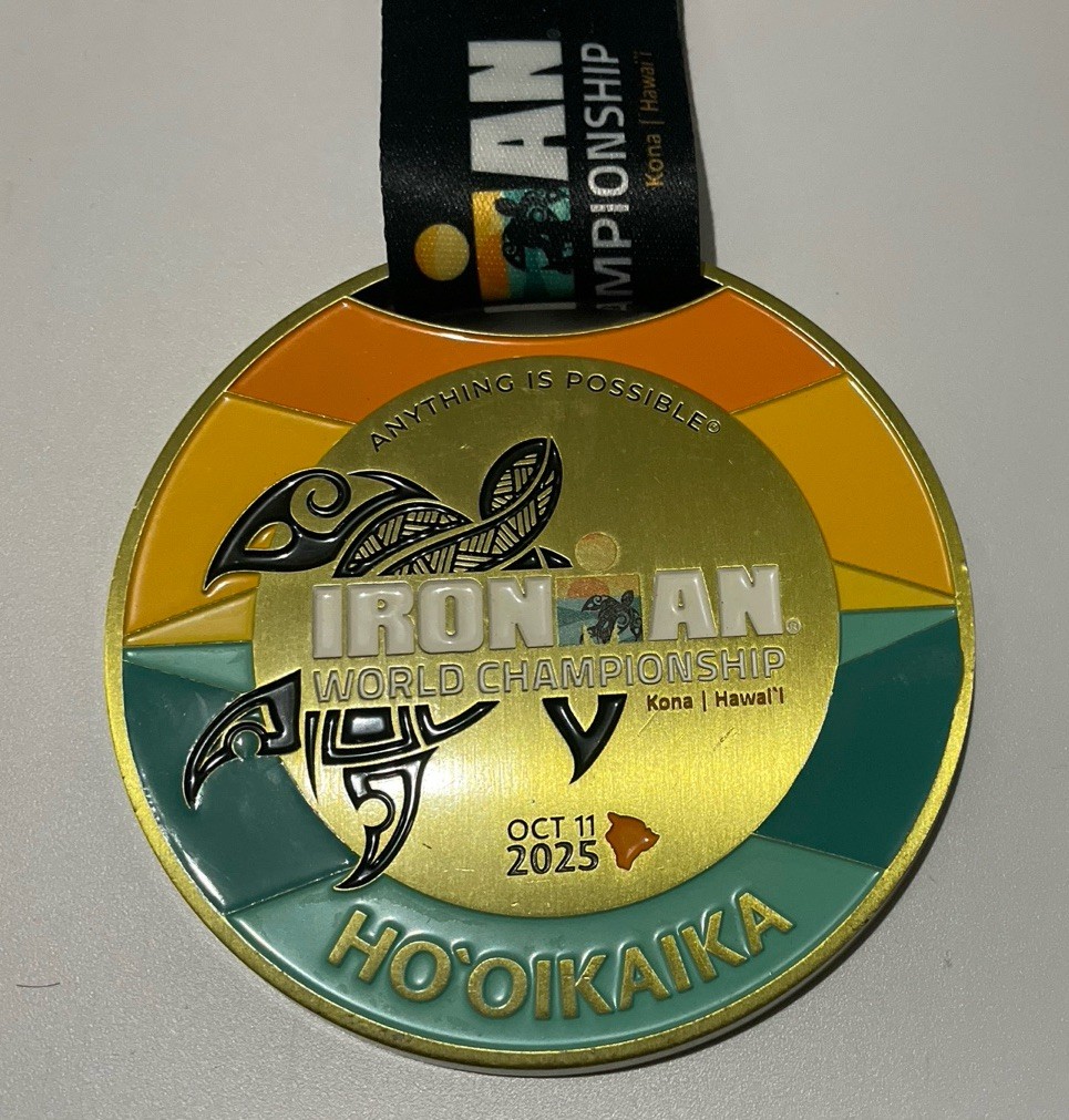 IRONMAN  World Championship Finisher Medal 2025 Race oct11
