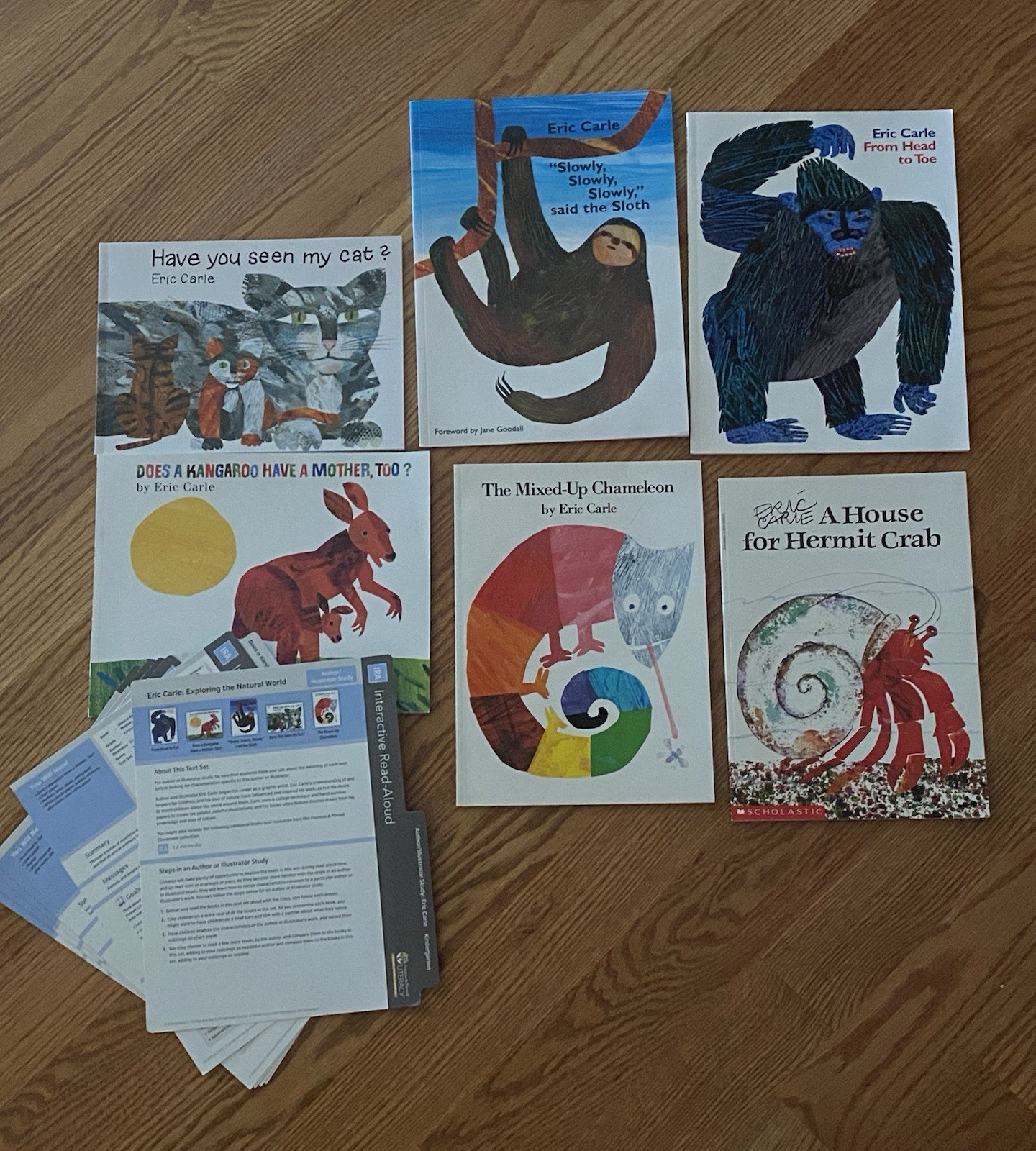 Kindergarten FOUNTAS & PINNELL, Eric Carle, Read Aloud w/ Lesson Cards Kindergarten FOUNTAS & PINNELL, Eric Carle, Read Aloud w/ Lesson Cards