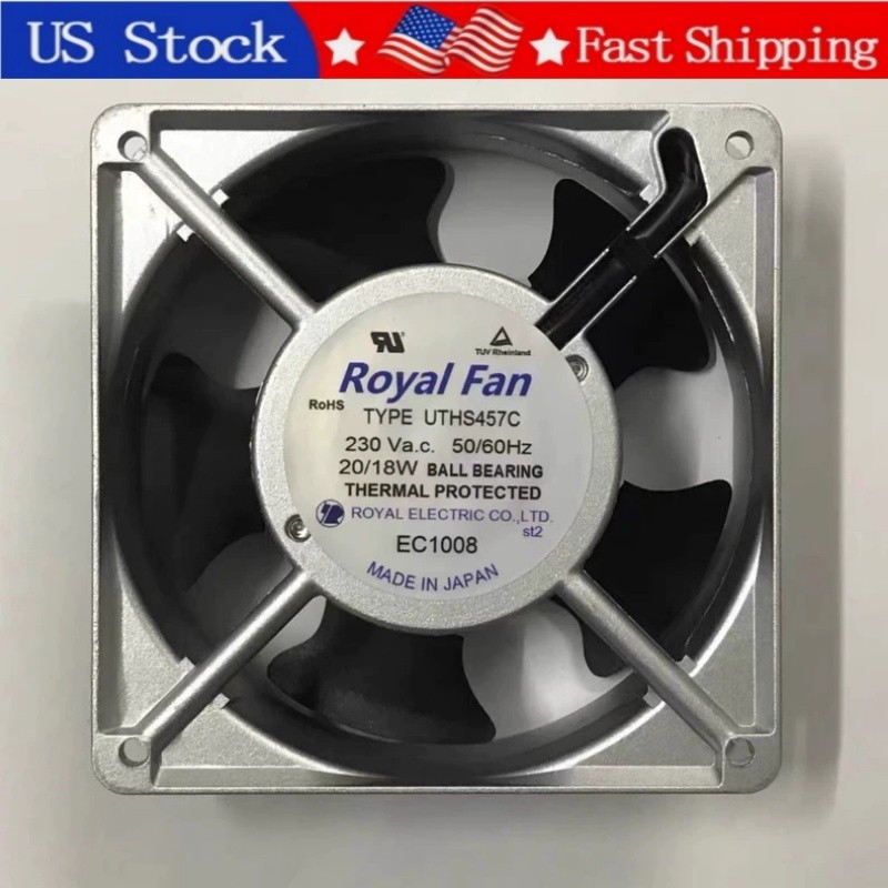 1PCS Brand New Royal UTHS457C AC230V 20/18W Metal Cooling Fan  Fast Shipping