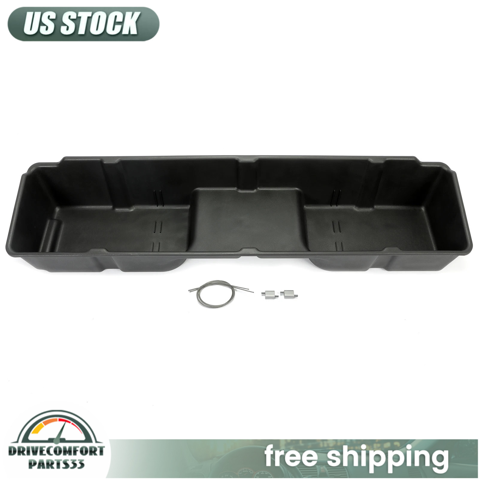 Underseat Storage Box 1999-2006 For Chevy GMC Silverado Sierra Extended Cab