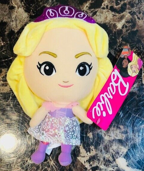 PRINCESS BLONDE BARBIE Chibi 9 inch plush toy factory New W/ Tag