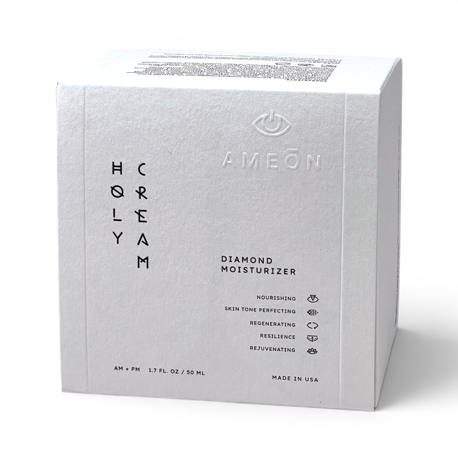 AMEON Holy Cream Diamond Face Moisturizer 1.7 oz 50 ml New Sealed