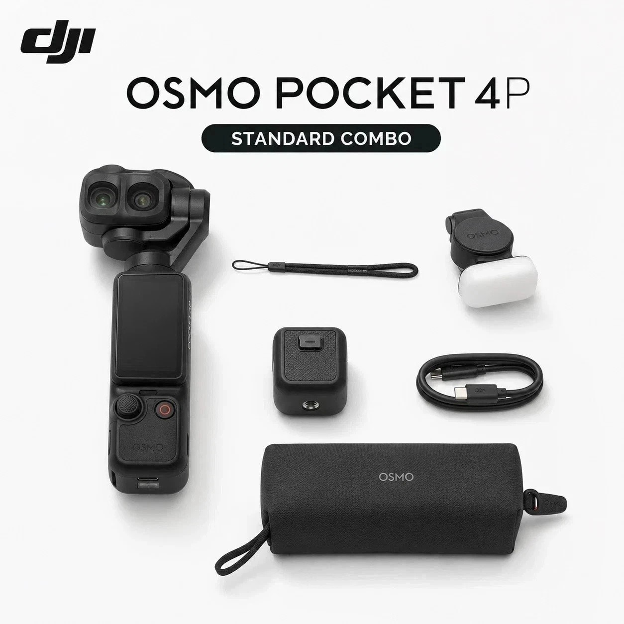 Official DJI Osmo Pocket 4 Pro (4P) Vlog Creator Combo/ Standard Combo 4K Gimbal