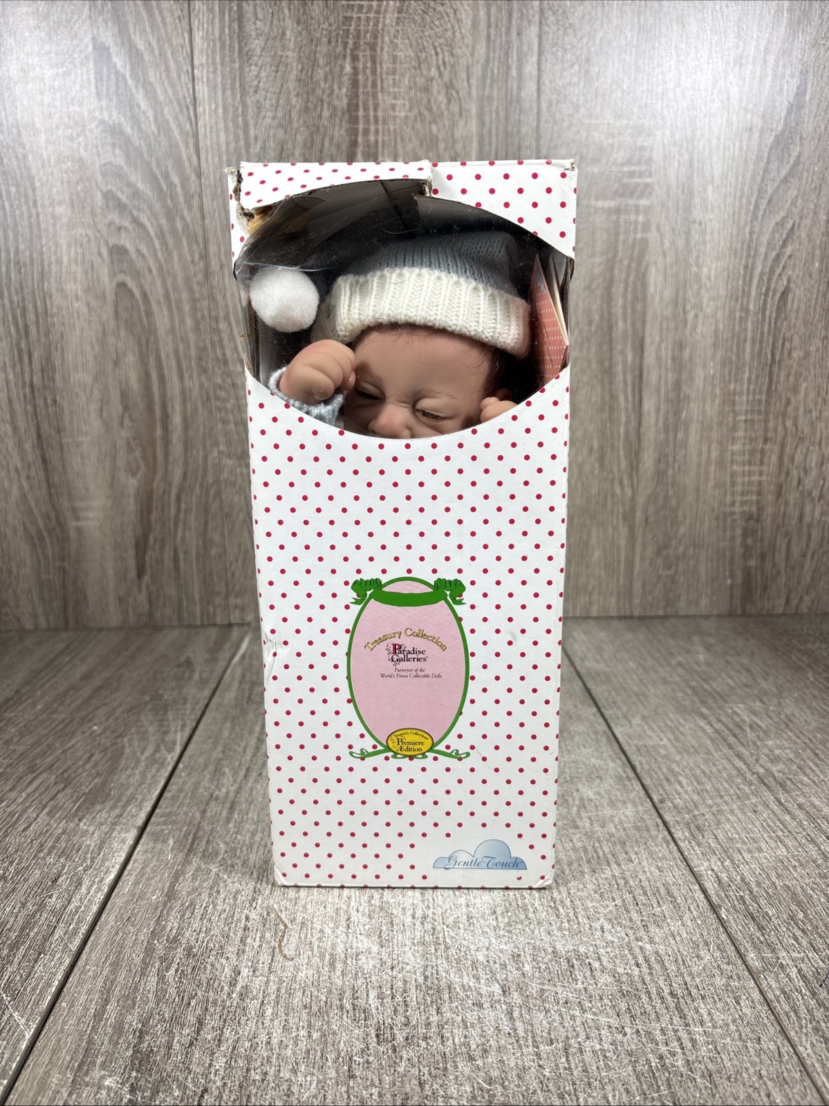 Paradise Galleries Treasury Collection Gentle Touch Sleeping Baby Doll With Box