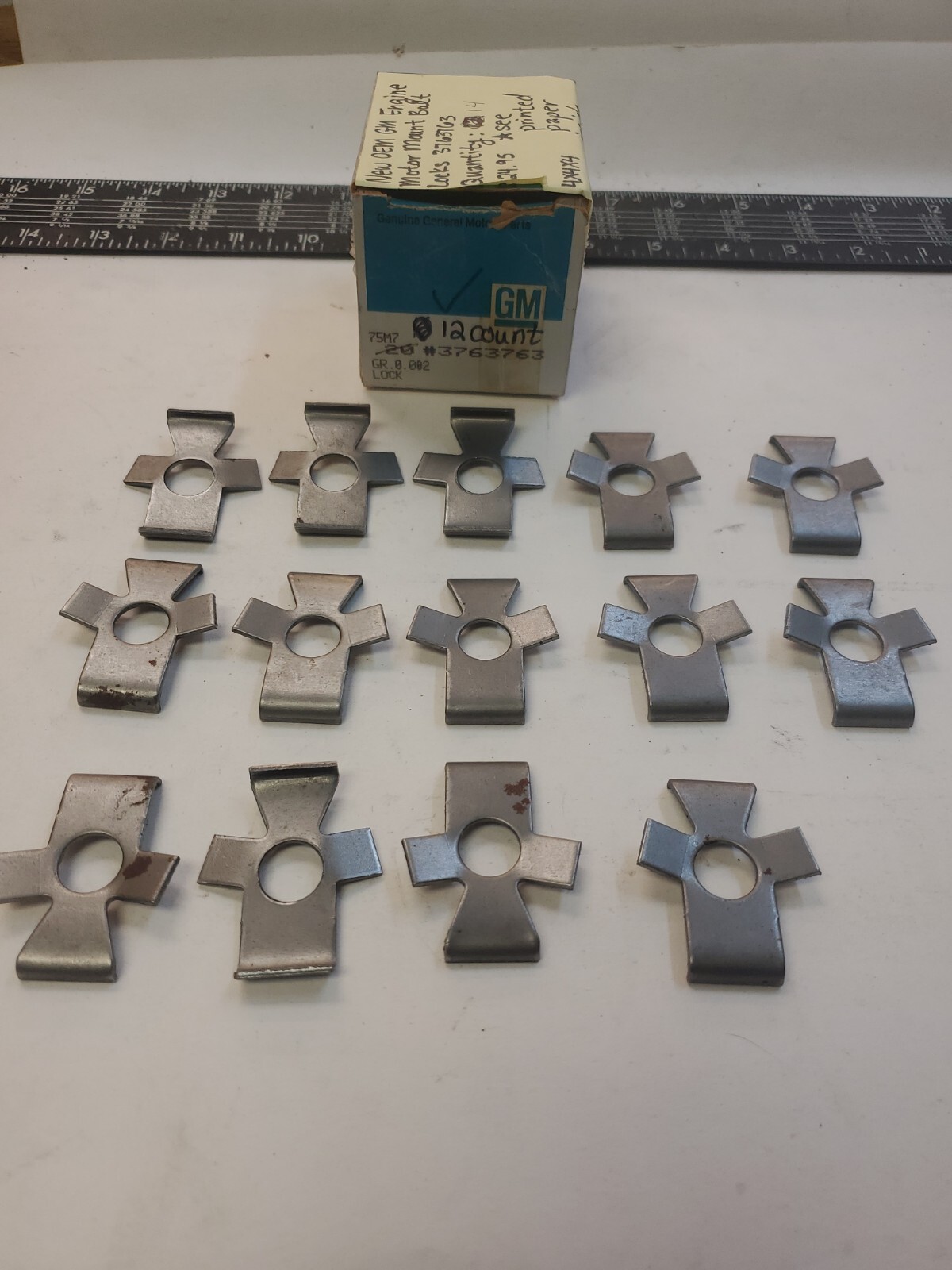 New Oem 1960-74 gm Chevy truck Engine Motor Mount Bolt Lock 3763763 (690) New Oem 1960-74 gm Chevy truck Engine Motor Mount Bolt Lock 3763763 (690)
