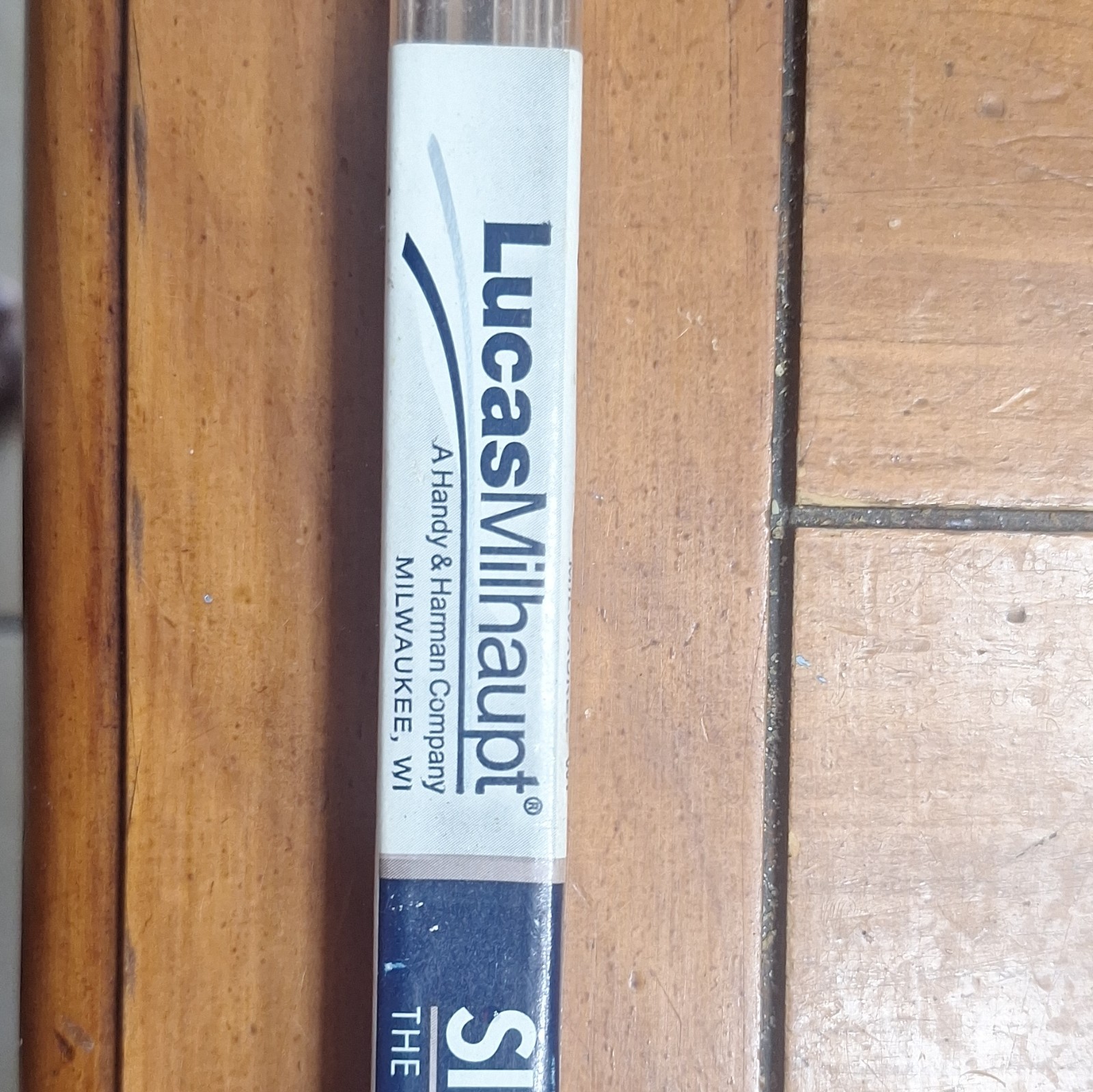 Lucas-Milhaupt Sil-Fos 15 Silver Solder Wire 0.062 in 1 lb MPN 95150. 28 rods Lucas-Milhaupt Sil-Fos 15 Silver Solder Wire 0.062 in 1 lb MPN 95150. 28 rods