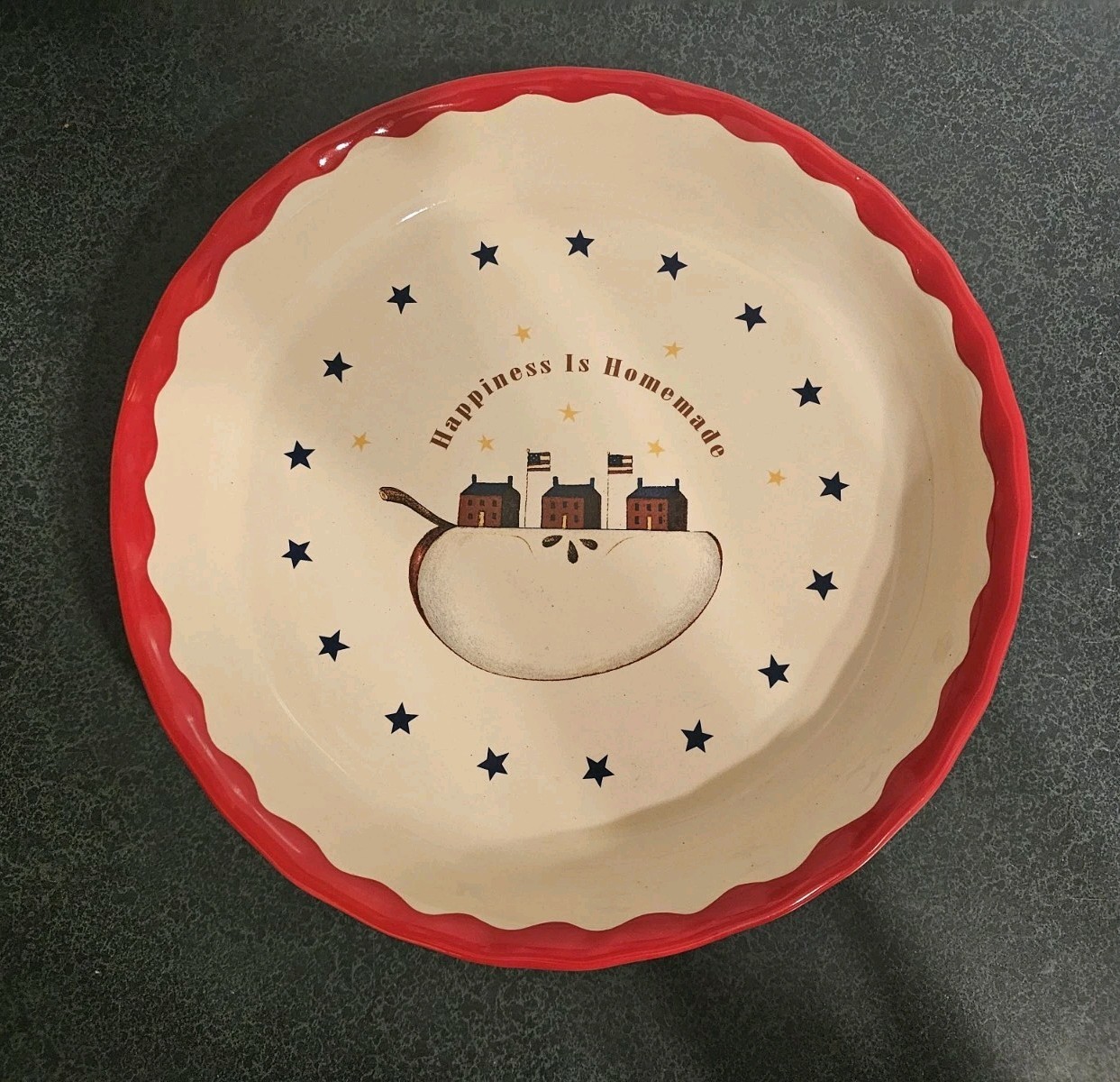 Russ Berries And Co. Ceramic Happiness Is Homemade 10\
