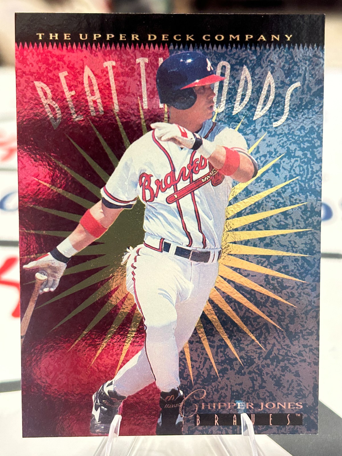 Chipper Jones 1996 Upper Deck - Beat the Odds #149 2 Card Min See Desc