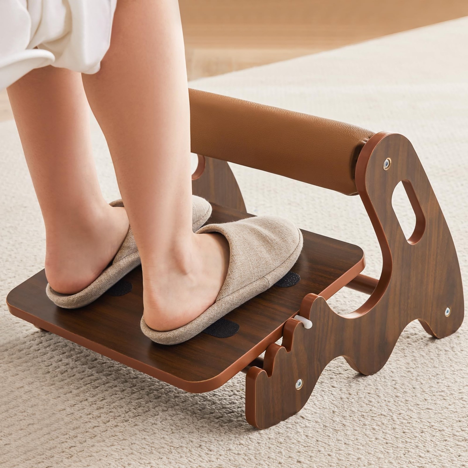 Spacocld Foot Rest for Under Desk at Work- Adjustable Rocking Foot Stool with... Spacocld Foot Rest for Under Desk at Work- Adjustable Rocking Foot Stool with...