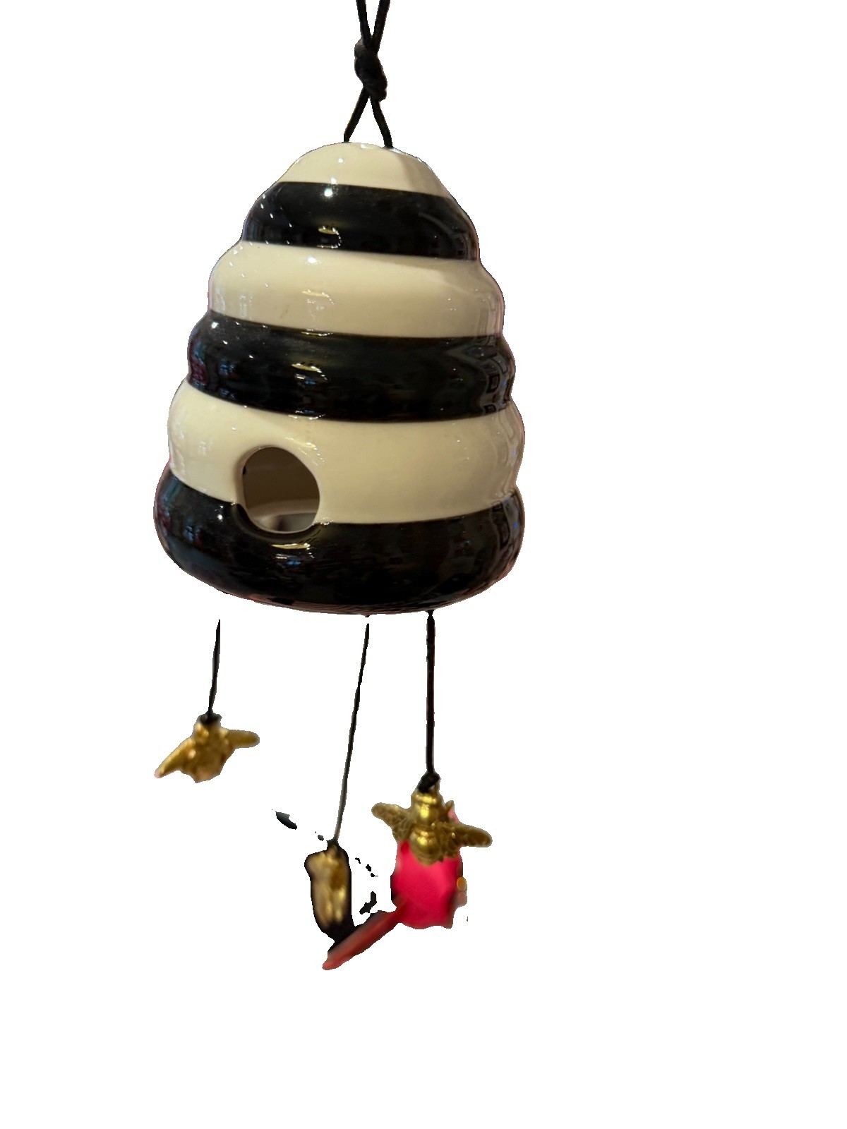 NEW Mackenzie Childs Honeybee WIND CHIMES Whimsical and Wonderful NEW Mackenzie Childs Honeybee WIND CHIMES Whimsical and Wonderful