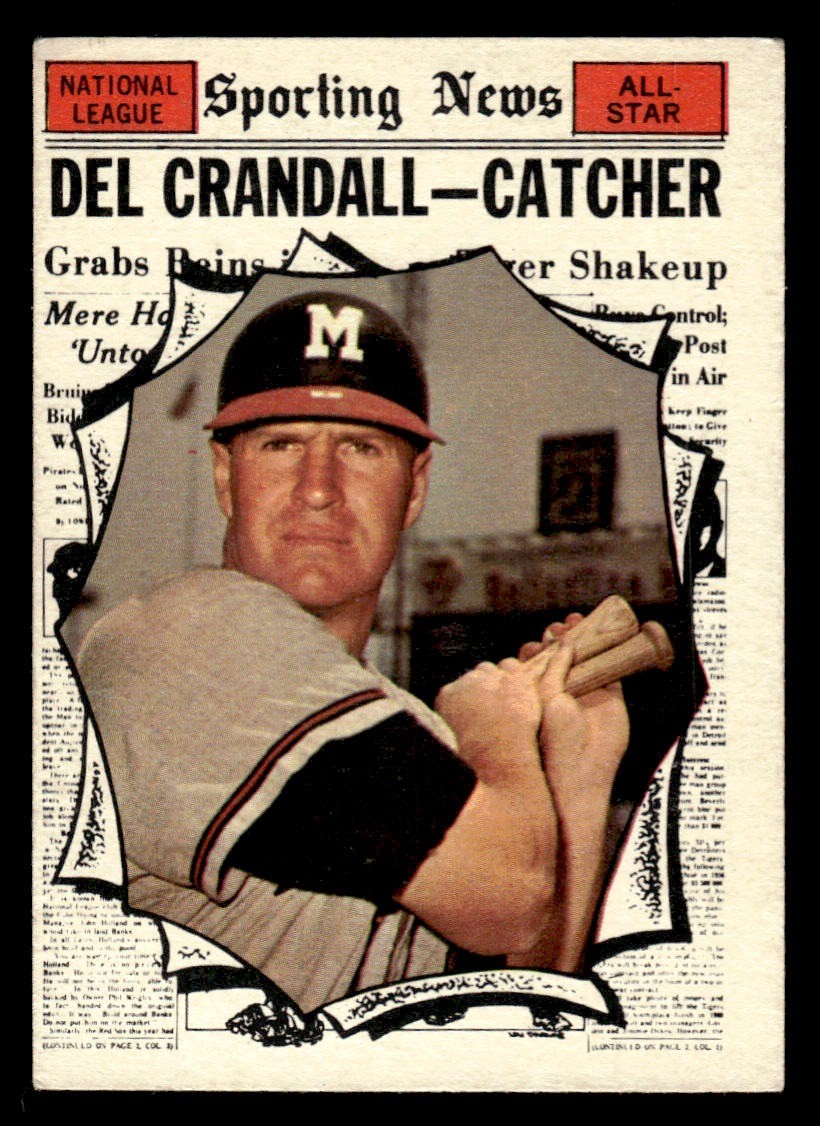 1961 Topps #583 Del Crandall 1961 Topps #583 Del Crandall