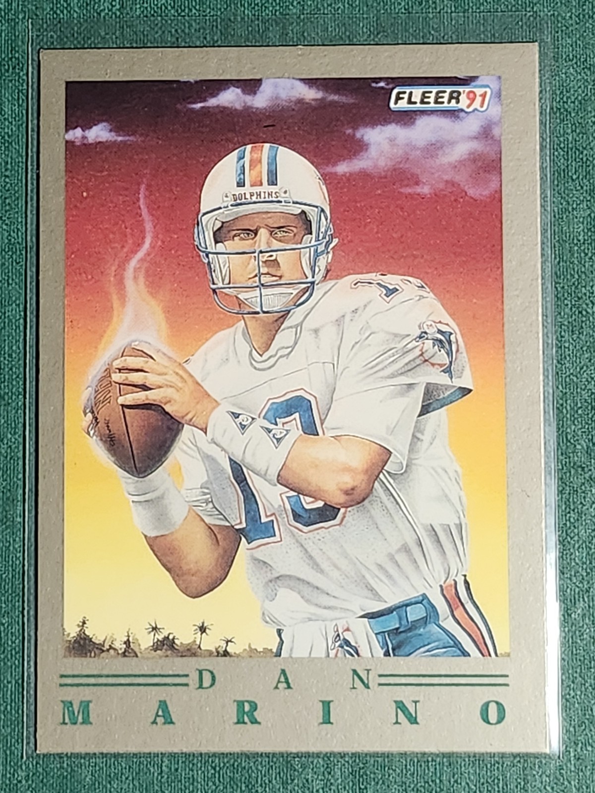 1991 Fleer Dan Marino Pro Visions #5 Miami Dolphins 1991 Fleer Dan Marino Pro Visions #5 Miami Dolphins