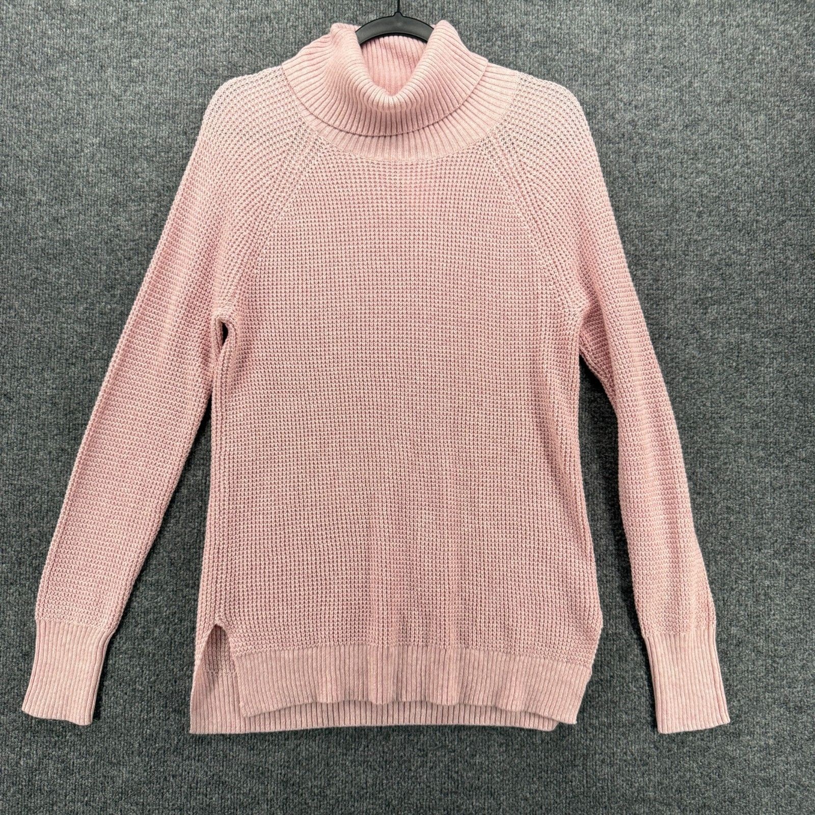 J Crew Mercantile Sweater Womens S Pink Turtleneck Tunic Preppy Business Casual