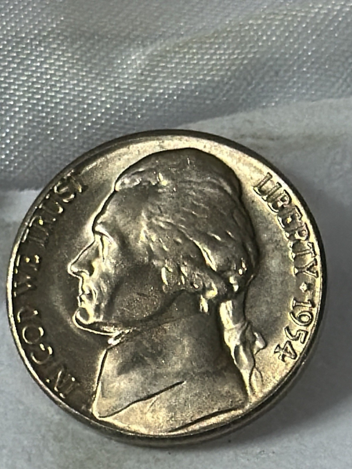 1954 S Jefferson Nickel Uncirculated -BU Fill Your Album .
