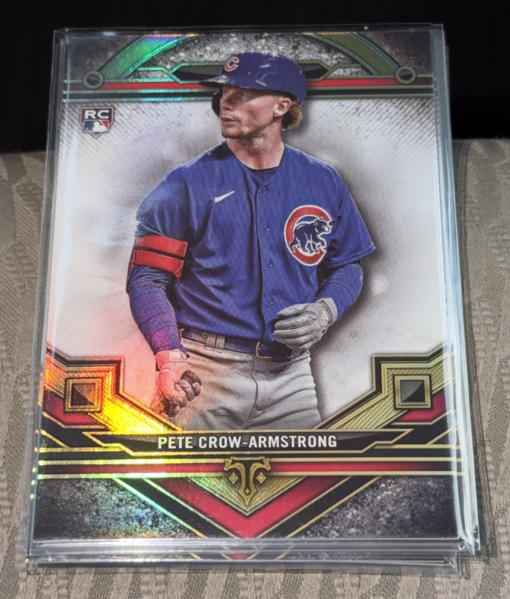 2024 Topps Triple Threads Pete Crow-Armstrong #154 (RC) Chicago Cubs NL MVP 2024 Topps Triple Threads Pete Crow-Armstrong #154 (RC) Chicago Cubs NL MVP