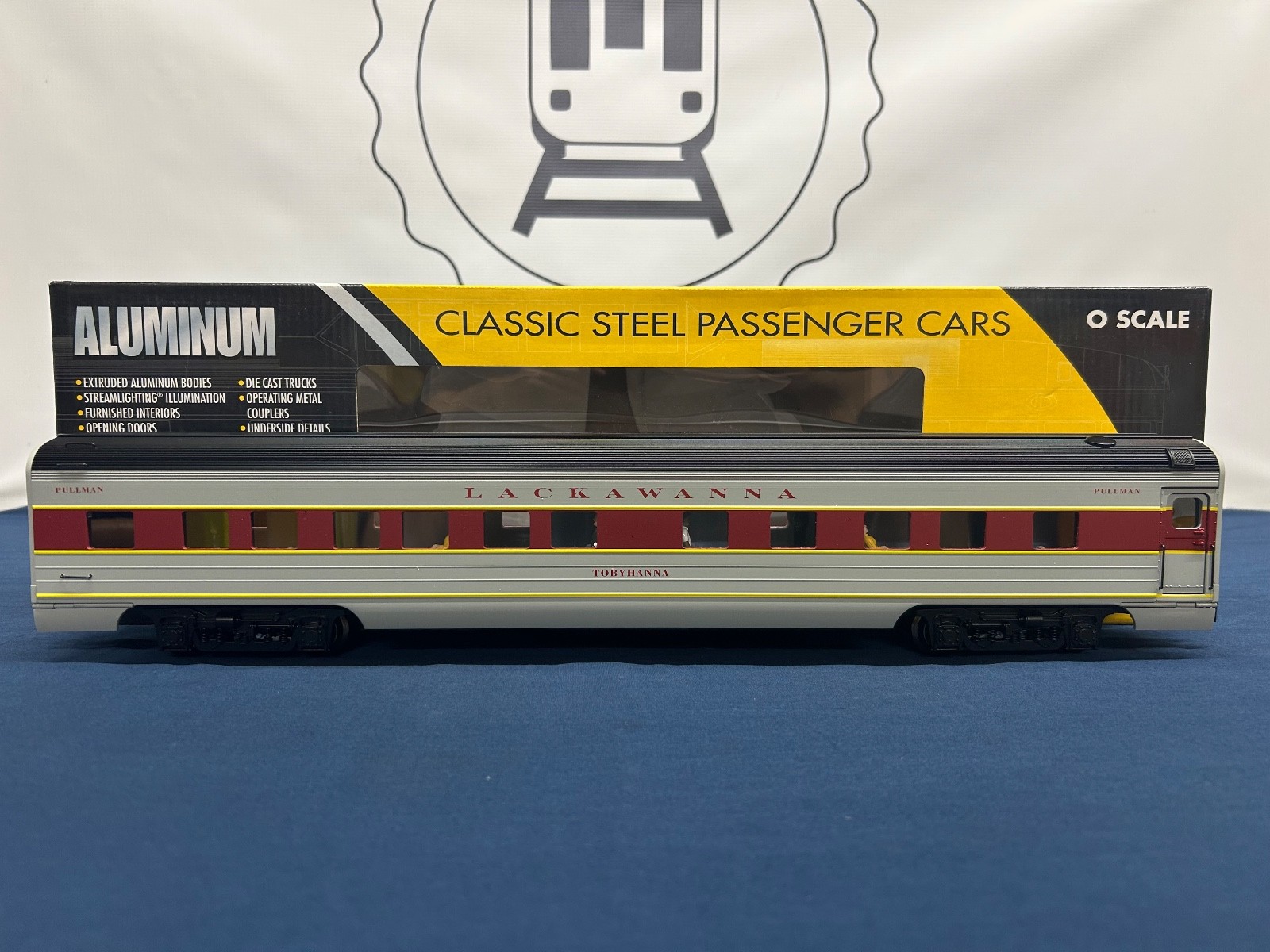 K-line Aluminum Lackawanna “Tobyhanna” 18” Sleeper Passenger Car K4638-30006