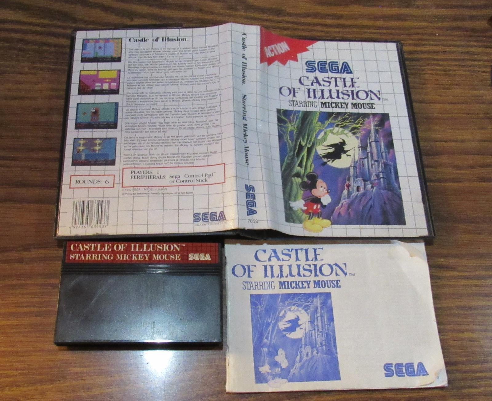 Castle Of Illusion (Sega Master System) CIB Complete SMS US SELLER Castle Of Illusion (Sega Master System) CIB Complete SMS US SELLER