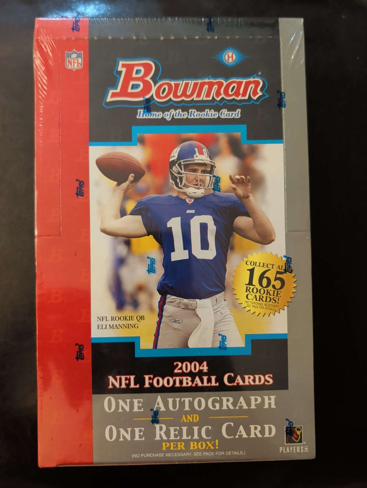 2004 Bowman Football HTA Box Factory Sealed Roethlisberger, Manning, Rivers RC?