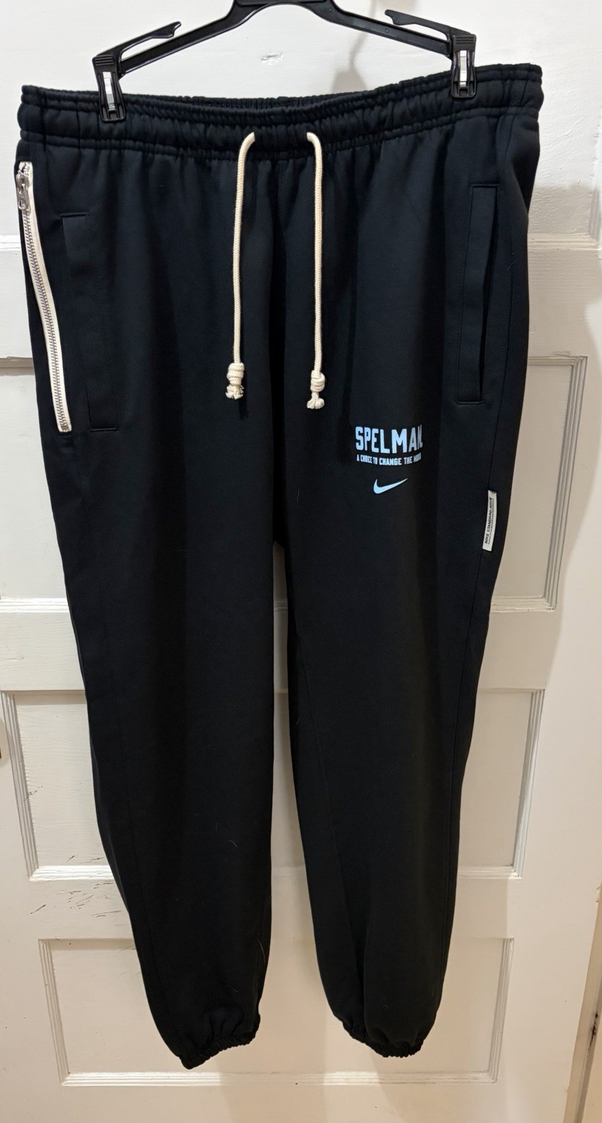 T-96 Nike Team Spellman HBCU Standard Issue Dri-FIT Pants men Sz Large L NWT