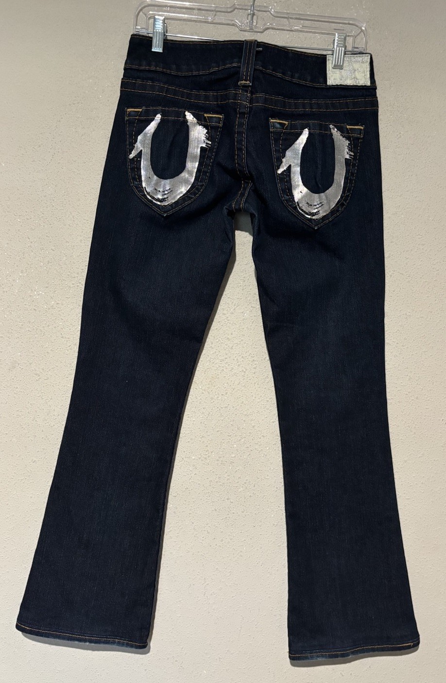 Vtg True Religion Jeans Womens 27 Bobby Bootcut Flare Stretch Denim USA 29x31 C6 Vtg True Religion Jeans Womens 27 Bobby Bootcut Flare Stretch Denim USA 29x31 C6